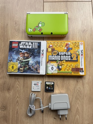 Nintendo 3ds yoshi edition - xl,